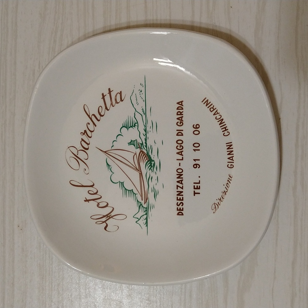 Vintage Hotel Barchetta Decor Tray